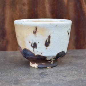 Chawan with bulrush motif