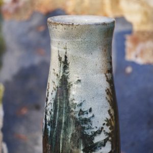 Tall vase with woodland pattern