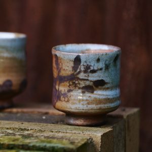 Yunomi with blossom motif