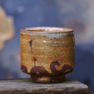 Yunomi with bulrush motif